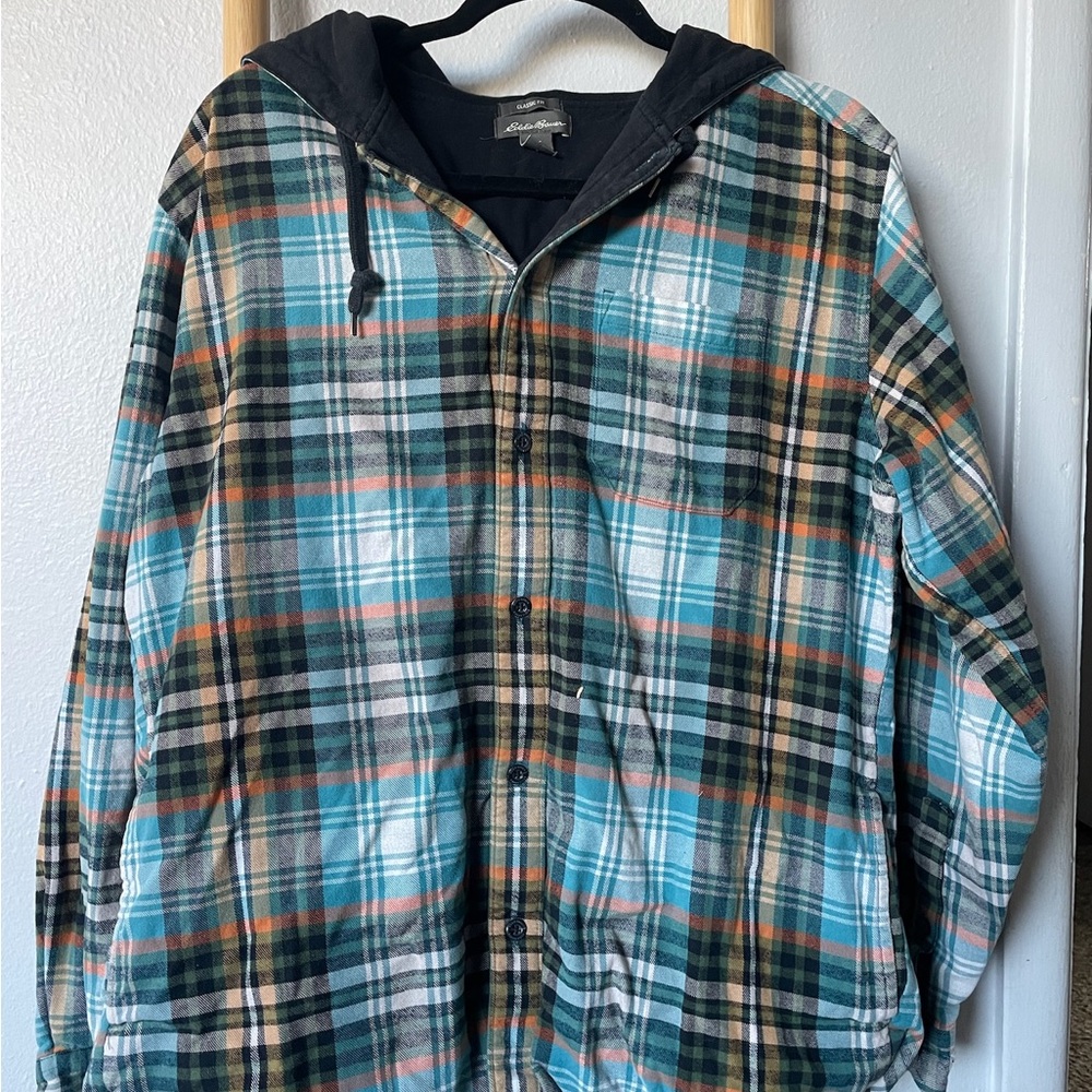 Plaid Hooded Jacket